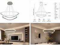Led kroonluchter – 3 kleuren – dimbaar – p7068/2b - afbeelding 4 van  4
