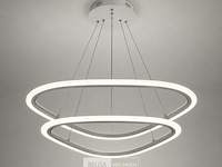 Led kroonluchter – 3 kleuren – dimbaar – p7068/2b - afbeelding 3 van  5