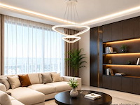 Led kroonluchter – 3 kleuren – dimbaar – p7068/2s - afbeelding 1 van  4
