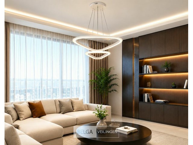 Led kroonluchter – 3 kleuren – dimbaar – p7068/2s - afbeelding 1 van  5
