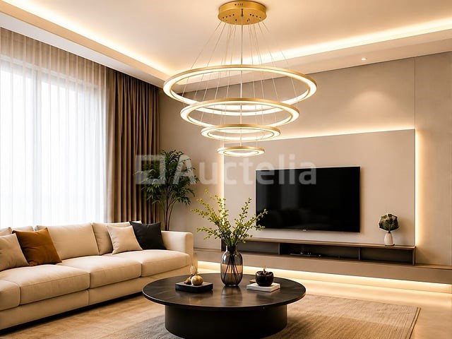 Led kroonluchter – 3 kleuren – dimbaar – p7068/4 - afbeelding 2 van  3