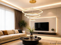 Led kroonluchter – 3 kleuren – dimbaar – p7068/4 - afbeelding 1 van  3