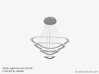 Led kroonluchter – 3 kleuren – dimbaar – p7068/4 - afbeelding 2 van  3
