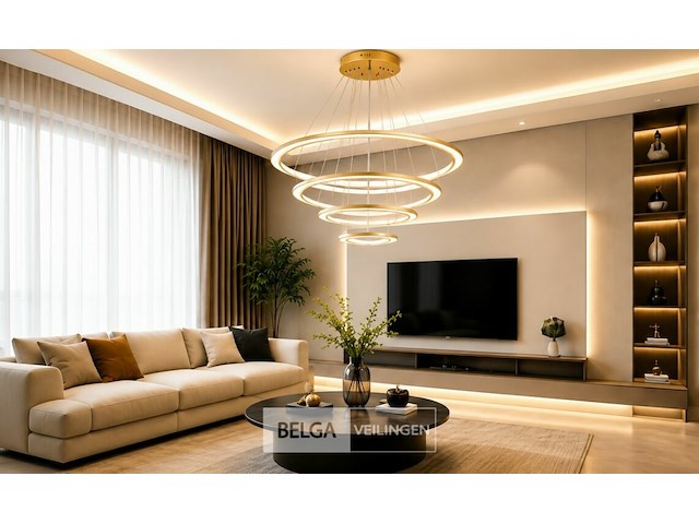 Led kroonluchter – 3 kleuren – dimbaar – p7068/4 - afbeelding 1 van  4