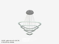 Led kroonluchter – 3 kleuren – dimbaar – p7068/4 - afbeelding 3 van  4