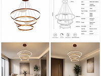 Led kroonluchter – 3 kleuren – dimbaar – p7081/3
