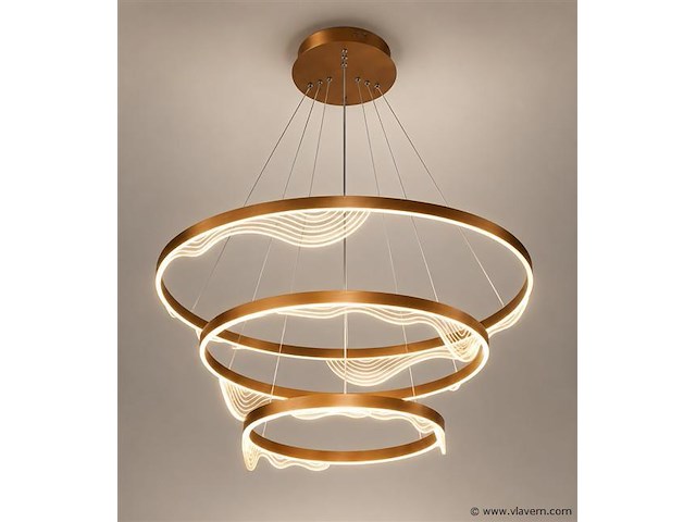 Led kroonluchter – 3 kleuren – dimbaar – p7081/3 - afbeelding 2 van  4