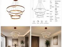 Led kroonluchter – 3 kleuren – dimbaar – p7081/3 - afbeelding 4 van  4