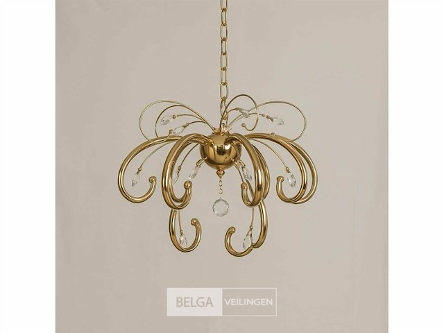 Led kroonluchter – 6015 (8+4) – goud – 12 lampjes – 58w – 4000k neutraal wit – aluminium - afbeelding 2 van  4