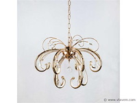 Led kroonluchter – 6015 (8+4) – goud – 12 lampjes - afbeelding 3 van  3