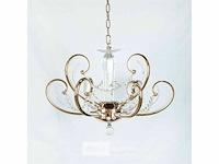 Led kroonluchter – 6016 (6+3) – goud – 9 lichten –54w – 4000k neutraal wit – aluminium - afbeelding 3 van  3