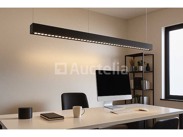 Led lineaire hanglamp - 35w - 120cm - inclusief montageset (x8) - afbeelding 1 van  6