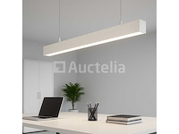 Led lineaire hanglamp wit - 40w - 120cm - 4000k neutraal wit (x8) - afbeelding 1 van  4