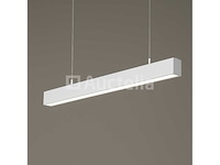 Led lineaire hanglamp wit - 40w - 120cm - 4000k neutraal wit (x8) - afbeelding 3 van  4