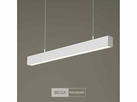 Led lineaire hanglamp wit - 40w - 120cm - 4000k neutraal wit (x8) - afbeelding 3 van  5