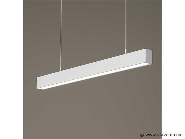 Led lineaire hanglamp wit . 40w . 120cm . 4000k neutraal wit (x8) - afbeelding 2 van  4