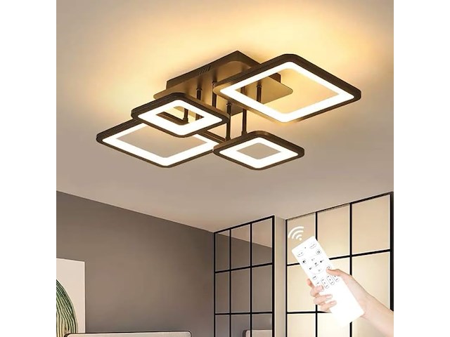 Led moderne dimbare plafondlamp - afbeelding 1 van  4