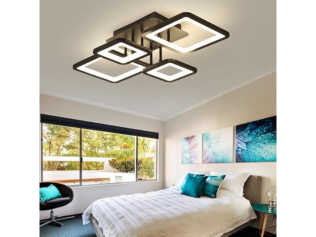 Led moderne dimbare plafondlamp - afbeelding 2 van  4