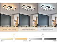 Led moderne dimbare plafondlamp - afbeelding 4 van  4