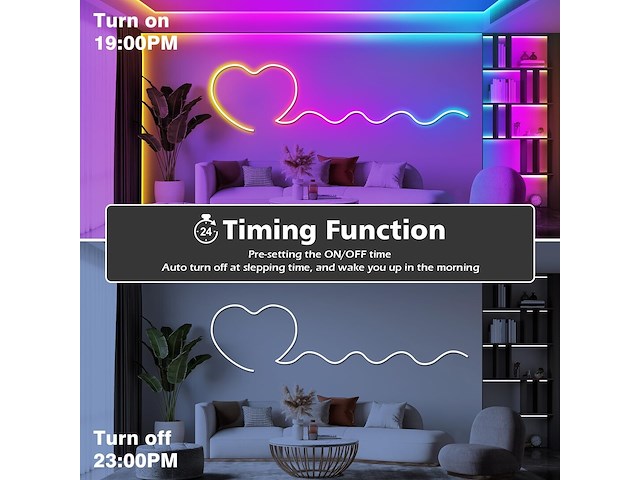 Led-neonlichtsnoer, 36 m - afbeelding 3 van  5