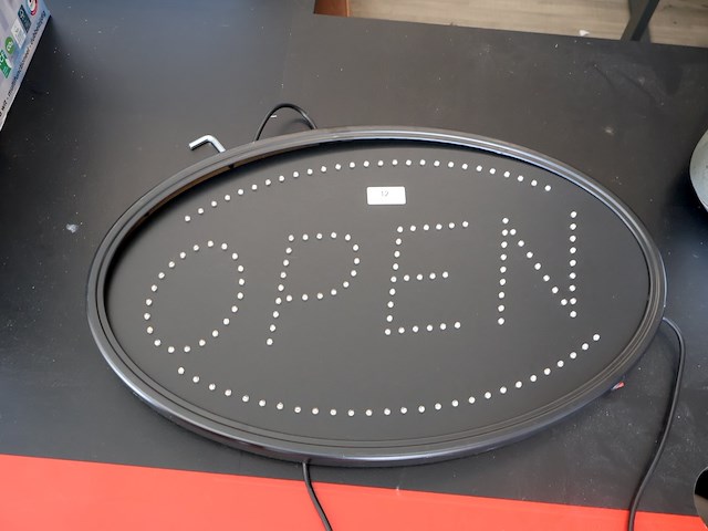 Led open sign - afbeelding 1 van  3