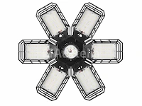 Led opvouwplafondlamp 180w 18500lm kraft&dele - afbeelding 2 van  5