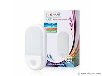Led ovale plafondlamp met bewegingssensor – 15w – ip54 (x8) - afbeelding 3 van  3