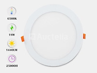 Led-paneel - inbouw rond - 18w - 6500k - koud wit (15) - afbeelding 3 van  4