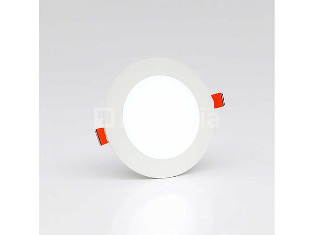 Led-paneel - inbouw rond - 8w - 6500k - koud wit (x20) - afbeelding 1 van  4