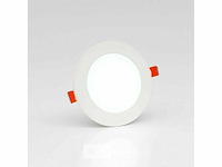 Led-paneel - inbouw rond - 8w - 6500k - koud wit (x20) - afbeelding 1 van  5