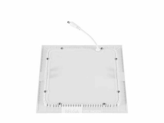 Led-paneel - inbouw vierkant - 12w - 6500k - koud wit (x20) - afbeelding 3 van  5
