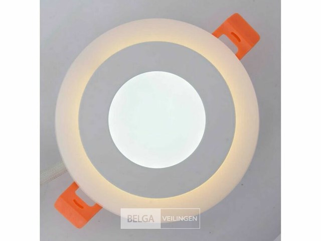 Led-paneel - warm wit / koud wit - 6w (3w + 3w) - aan/uit (x20) - afbeelding 1 van  6