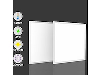 Led-paneel 45w – 60 × 60 cm – 4200k neutraal wit (x40) - afbeelding 2 van  4