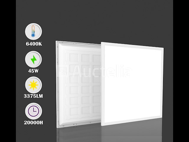 Led-paneel 45w – 60 × 60 cm – 6400k koud wit (x32) - afbeelding 2 van  4