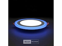 Led-paneel – blauw/wit – 24w (18w + 6w) – aan/uit (x10) - afbeelding 1 van  6