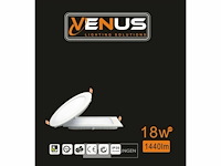 Led-paneel – inbouw rond – 18w – 6500k – koud wit (15) - afbeelding 5 van  5