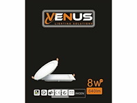 Led-paneel – inbouw rond – 8w – 6500k – koud wit (x20) - afbeelding 5 van  5