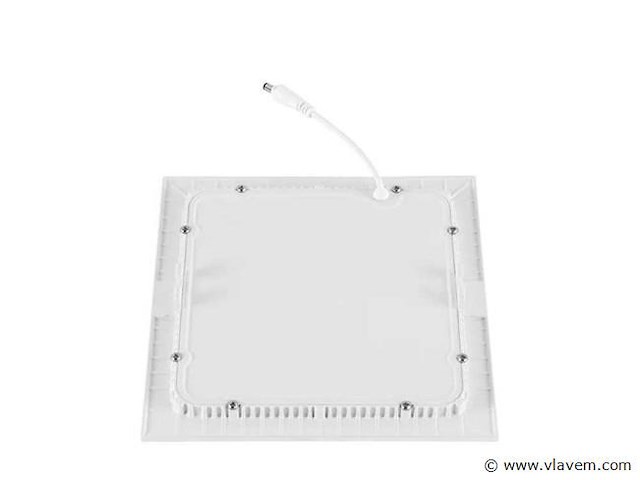 Led-paneel – inbouw vierkant – 12w – 6500k – koud wit (x20) - afbeelding 2 van  4