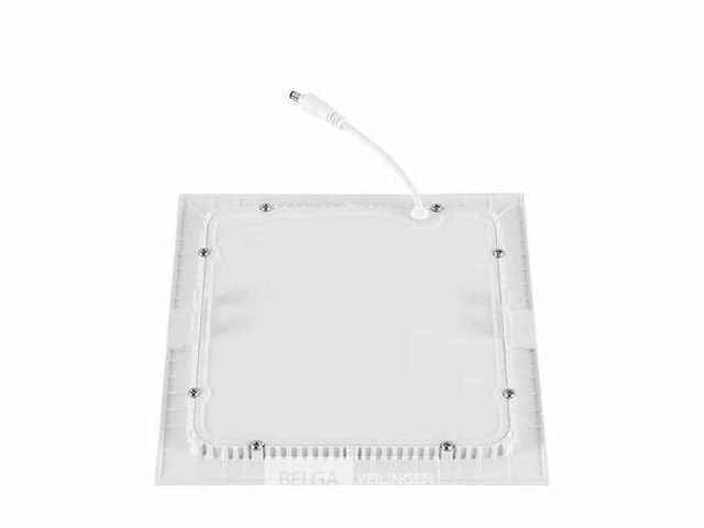 Led-paneel – inbouw vierkant – 12w – 6500k – koud wit (x20) - afbeelding 3 van  5