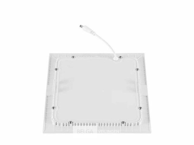 Led-paneel – inbouw vierkant – 12w – 6500k – koud wit (x40) - afbeelding 3 van  5