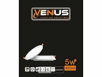 Led-paneel – rond inbouw – 5w – 3000k – warm wit (x25) - afbeelding 5 van  5