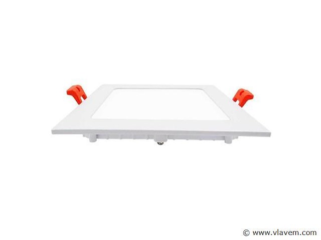 Led-paneel – vierkant inbouw – 18w – 6500k – koud wit (x15) - afbeelding 2 van  4