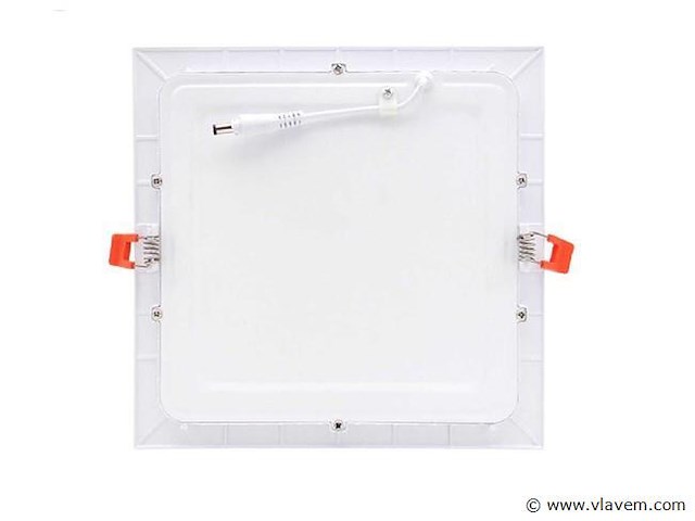 Led-paneel – vierkant inbouw – 18w – 6500k – koud wit (x15) - afbeelding 3 van  4