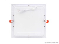 Led-paneel – vierkant inbouw – 18w – 6500k – koud wit (x40) - afbeelding 3 van  4