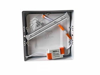 Led-paneel – vierkante opbouwmontage – 12w – 6500k – koud wit (x10) - afbeelding 3 van  5