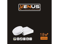 Led-paneel – vierkante opbouwmontage – 18w – 6500k – koud wit (x10) - afbeelding 3 van  4