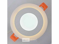 Led-paneel – warm wit / koud wit – (3w + 3w) – aan/uit (x20) - afbeelding 1 van  6