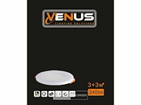 Led-paneel – warm wit / koud wit – (3w + 3w) – aan/uit (x20) - afbeelding 6 van  6