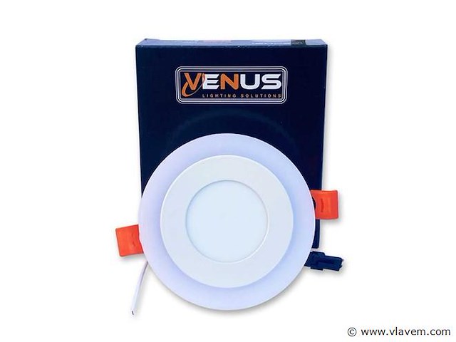 Led-paneel – wit / koud wit – 6w (3w + 3w) – aan/uit (x50) - afbeelding 3 van  5