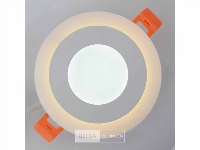 Led-paneel – wit / koud wit – 6w (3w + 3w) – aan/uit (x50) - afbeelding 1 van  6
